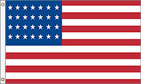 6 Flags of Texas: 28 Star American Flag