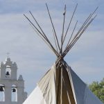 Teepee at Mission San Juan